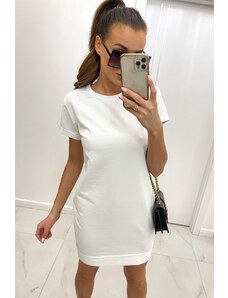 Bílé šaty s kulatým výstřihem | 1 570 kousků - GLAMI.cz