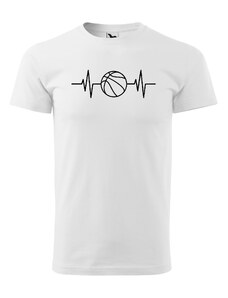 Fenomeno Pánské tričko - Tep(basketbal) - bílé