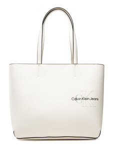 Calvin Klein dámská kabelka K60K609305 02W warm white - GLAMI.cz