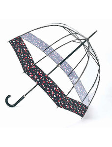 Fulton dámský průhledný deštník Birdcage 2 LUXE LOVE HEARTS L866