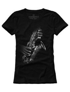 Dámské tričko UNDERWORLD Saxophone