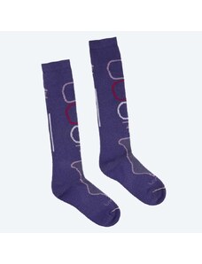 Třívrstvé dámské ponožky Lorpen Stmw 1158 fialové