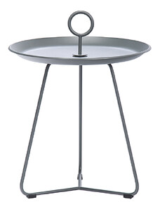 Tmavě šedý kovový odkládací stolek HOUE Eyelet 45 cm