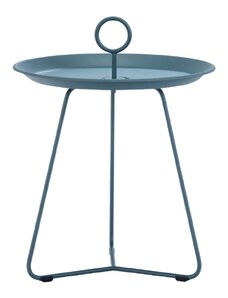 Tmavě modrý kovový odkládací stolek HOUE Eyelet 45 cm