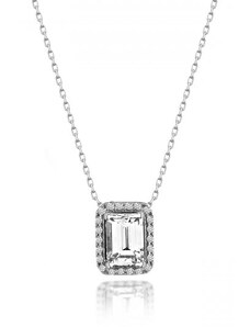 OLIVIE Stříbrný náhrdelník SWAROVSKI 3163