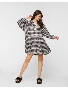 Šaty SEAFOLLY GINGHAM TIER DRESS