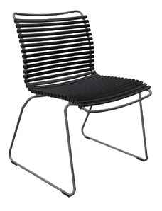 Černá plastová zahradní židle HOUE Click