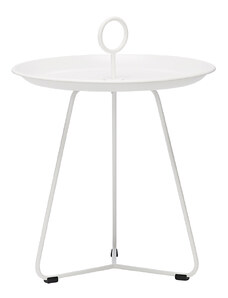 Bílý kovový odkládací stolek HOUE Eyelet 45 cm