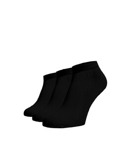 Benami Zvýhodněný set 3 párů kotníkových ponožek - černé