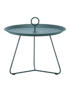 Tmavě zelený kovový konferenční stolek HOUE Eyelet 57,5 cm