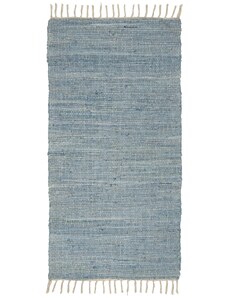 IB LAURSEN Bavlněný koberec Floor Runner Blue 60×120 cm