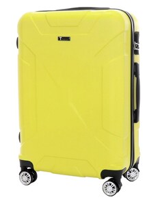 Cestovní kufr T-class VT21121, žlutá, L, 66 x 44 x 24 cm / 60 l
