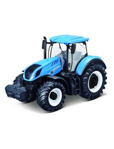 Traktor BBurago Fendt 1050 Vario / New Holland Traktor: Modrý New Holland