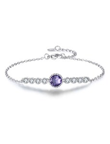 Éternelle Náramek Swarovski Elements Mia Purple