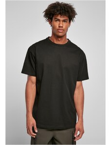 UC Men Recyklované tričko se zakřiveným ramenem černé