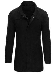 DSTREET Pánský jednořadý zimní kabát DONA černá