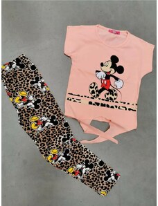 Dívčí set Mickey triko a tygrované legíny