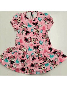Dívčí šaty Minnie s volány růžové | Natalie