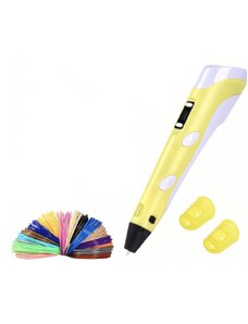 BB-Shop Magic Pen | 3D tiskárna | Žlutá + 9 m PLA vlákna