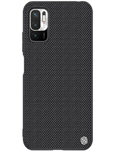 Nillkin Odolný kryt Nillkin Textured Case s gelovým rámem a nylonem na zadní straně pro Xiaomi Redmi Note 10 4G černá