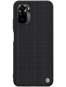 Nillkin Odolný kryt Nillkin Textured Case s gelovým rámem a nylonem na zadní straně pro Xiaomi Redmi Note 10 4G černá