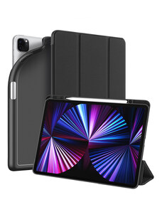 DUX DUCIS DUX DUCIS Osem TPU gelový kryt na tablet s víceúhlovým stojanem a funkcí Smart pro iPad pro Apple iPad 12.9" Pro 2021 černá