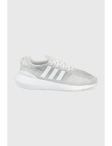 Boty adidas Originals Swift Run 22 GZ3499 šedá barva, GZ3499-WHT/GRTW