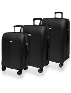 AVANCEA Sada cestovních kufrů AVANCEA DE828 Black SML