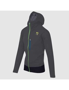 Pánská nepromokavá bunda Karpos Lot Rain Jacket Dark grey - Black