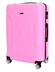 Cestovní kufr T-class VT21121, růžová, XL, 74 x 49 x 27,5 cm / 90 l