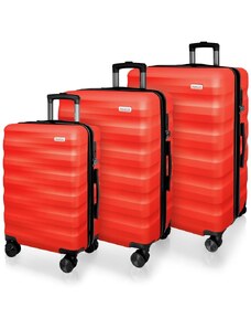 AVANCEA Sada cestovních kufrů AVANCEA DE27922 Red SML