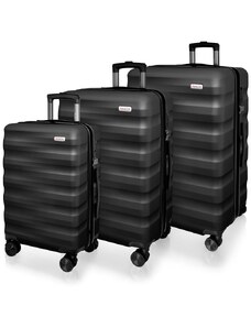 AVANCEA Sada cestovních kufrů AVANCEA DE27922 Dark Grey SML