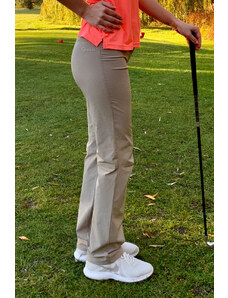 Colorido Dámské outdoorové béžové golfové kalhoty