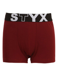 Dětské boxerky Styx sportovní guma vínové (GJ1060) 6-8
