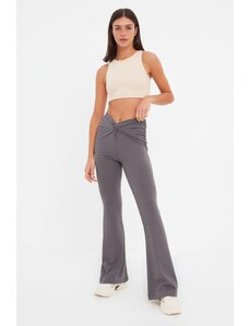 Trendyol Pants - Gray - Bootcut