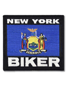 Route-66.cz Moto nášivka New York Biker 9 cm x 8 cm