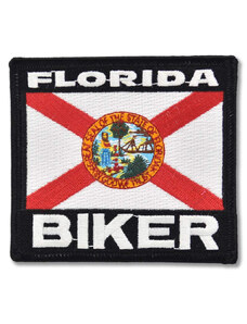 Route-66.cz Moto nášivka Florida Biker 9 cm x 8 cm