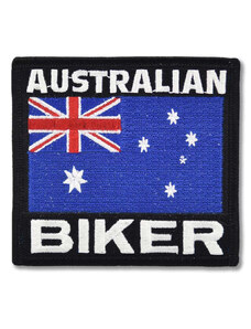 Route-66.cz Moto nášivka Australian Biker 9 cm x 8 cm