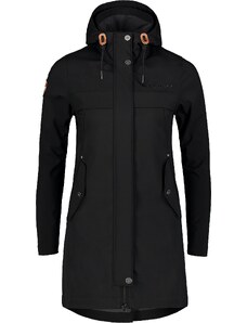 Nordblanc Černý dámský jarní softshellový kabát WRAPPED