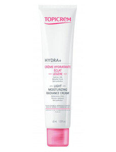 Topicrem HYDRA+ Light Moisturizing Radiance Cream ( citlivá, normální až smíšená pleť ) - Hydratační lehký pleťový krém