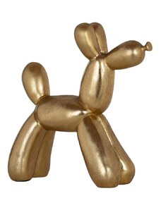 Zlatá dekorativní soška Richmond Dog 28 cm