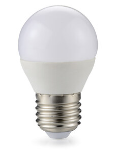 BERGE LED žárovka - E27 - G45 - 1W - 85Lm - koule - neutrální bílá