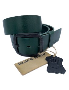 Dámský zelený kožený pásek Black Hand 078-30