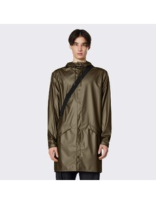 RAINS Khaki voděodolný kabát Long Jacket XS