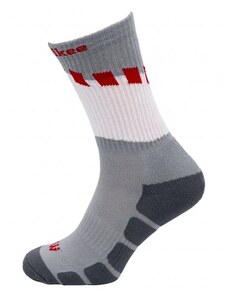 Walkee pletené ponožky - Long Barva: Šedá/Bílá, Velikost: 35-38