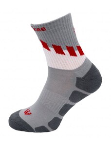 Walkee pletené ponožky - Middle Barva: Šedá/Bílá, Velikost: 35-38