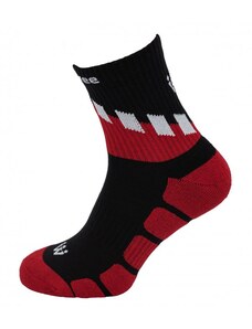 Walkee pletené ponožky - Middle Barva: Černá/Červená, Velikost: 35-38