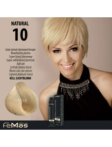 FEMMAS Barva na vlasy Platinová blond 10