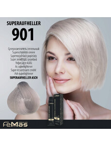 FEMMAS Barva na vlasy Super zesvětlující popelavá blond 901