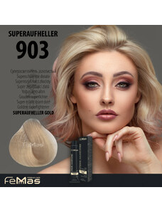 FEMMAS Barva na vlasy Super zesvětlující zlatá 903